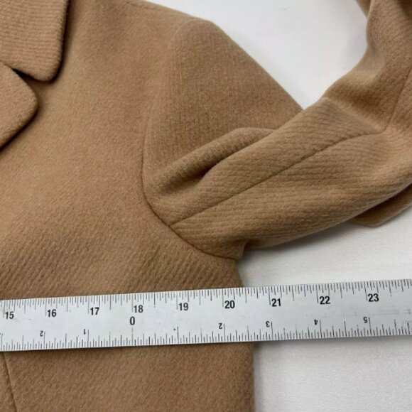 Talbots‎ Petites Colorblock Wool Viscose Coat - Picture 7 of 13